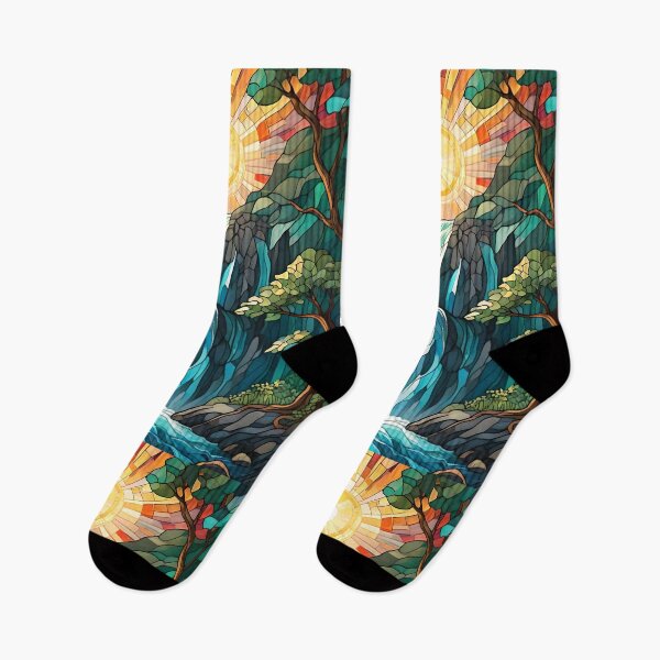 Item preview, Landscape Sun Waterfall and Spring designed and sold by Ciervo Primavera.