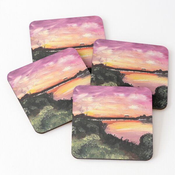 Item preview, Anacostia River Trail at Sunset designed and sold by rachpaintsstuff.