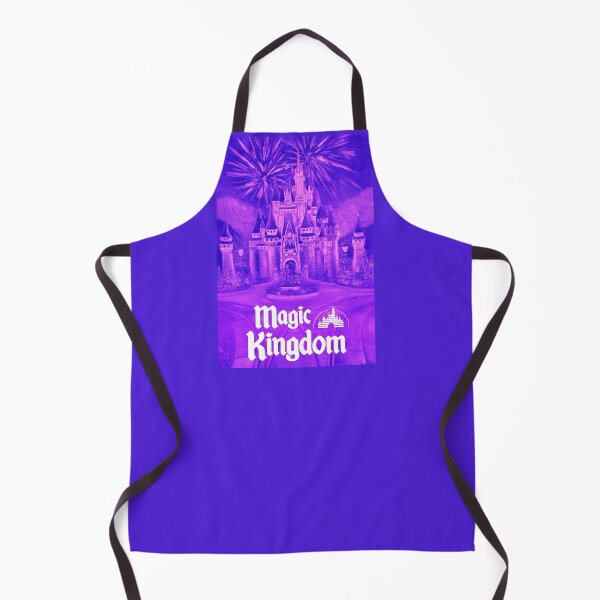 Item preview, Purple High Contrast Magic Kingdom w/ Text – Fireworks Oil Painting designed and sold by larrypnts.