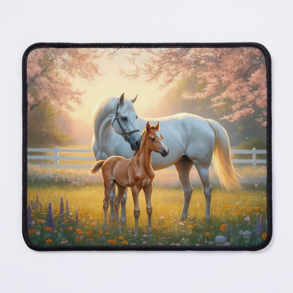 Item preview, Beautiful Gray Mare and Cute Chestnut Foal designed and sold by csforest.