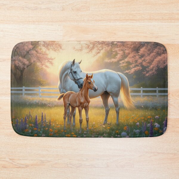 Item preview, Beautiful Gray Mare and Cute Chestnut Foal designed and sold by csforest.