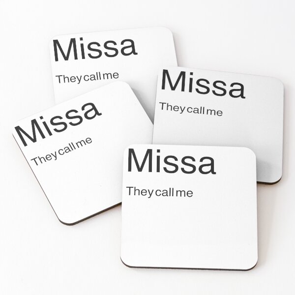 Item preview, Missa rare name nametags designed and sold by eveyting.
