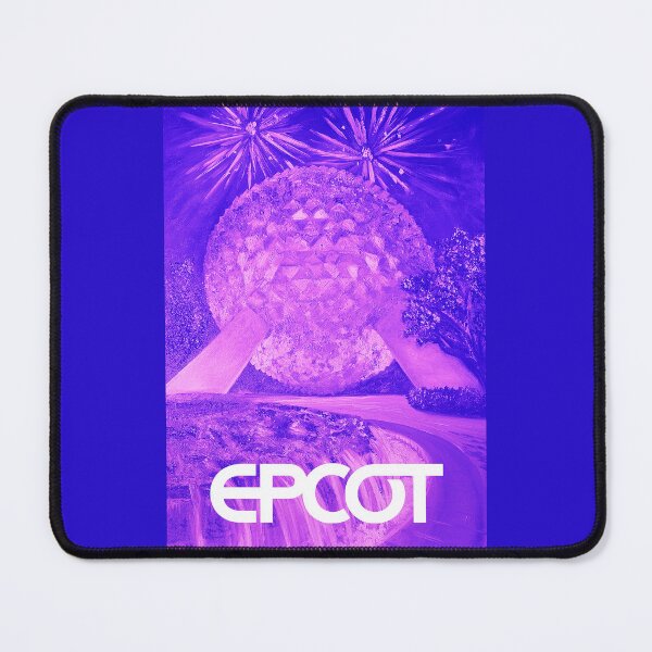 Item preview, Purple High Contrast Epcot Ball w/ Text – Fireworks Oil Painting designed and sold by larrypnts.