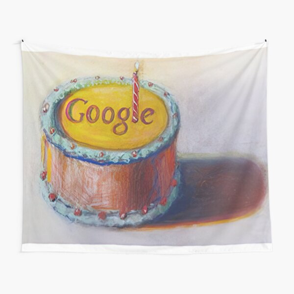 Vista previa del artículo con la obra «Wayne Thiebaud - Google - Doodle de pastel de cumpleaños número 12 - 2010», diseñado y vendido por iroismart.