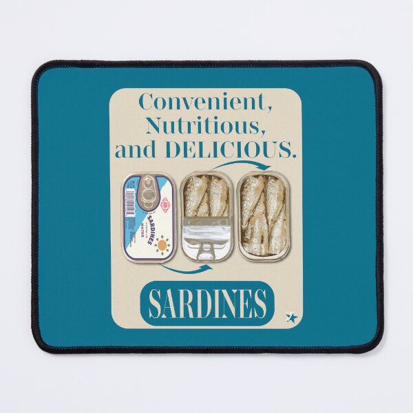 Item preview, Vintage Sardine Ad designed and sold by zaveldesigns.