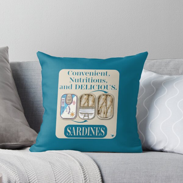 Item preview, Vintage Sardine Ad designed and sold by zaveldesigns.