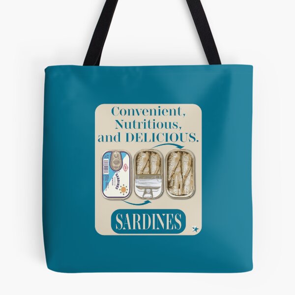 Item preview, Vintage Sardine Ad designed and sold by zaveldesigns.