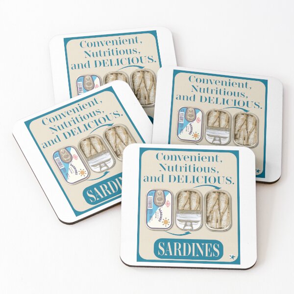Item preview, Vintage Sardine Ad designed and sold by zaveldesigns.