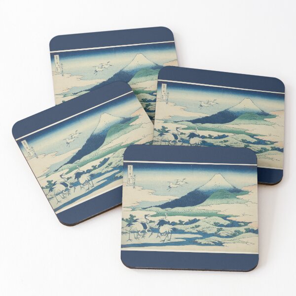 Item preview, Celestial Crane in Blue and White – Chinese-Inspired Art Print designed and sold by Cat-and-Panda.