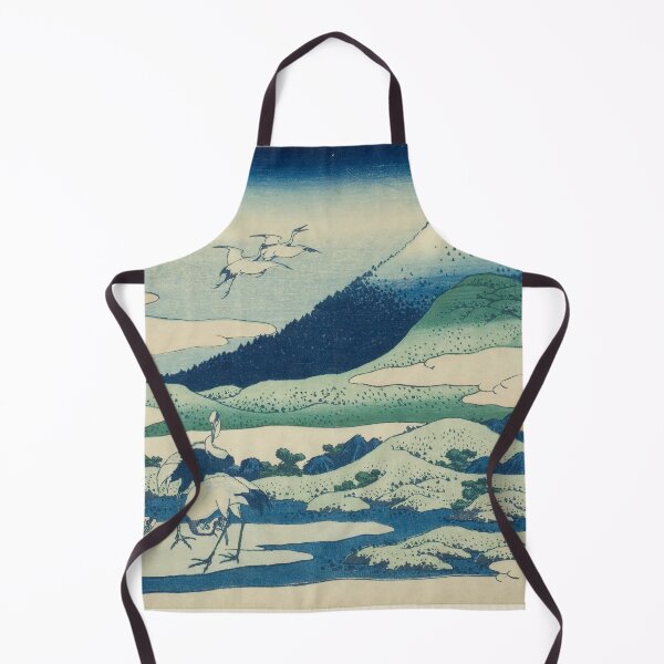 Item preview, Celestial Crane in Blue and White – Chinese-Inspired Art Print designed and sold by Cat-and-Panda.