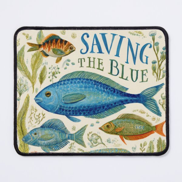 Item preview, Saving the Blue Ocean Life Illustration designed and sold by dawnleblanc55.