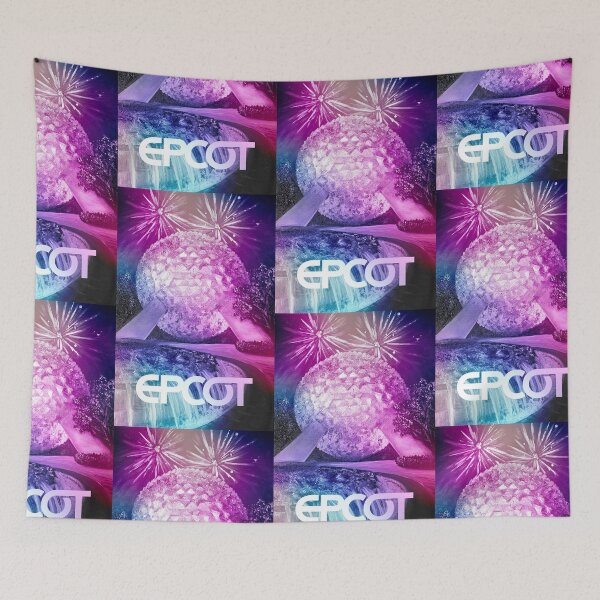 Item preview, Epcot Ball Jewel Toned w/ Text – Fireworks Oil Painting designed and sold by larrypnts.