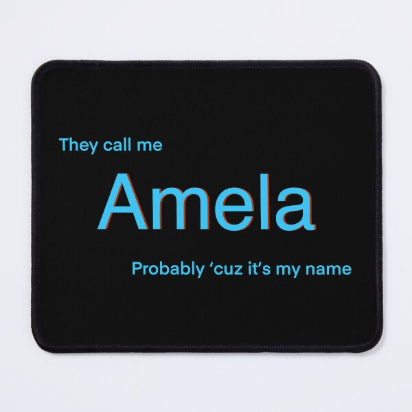 Item preview, Amela rare name nametags designed and sold by eveyting.