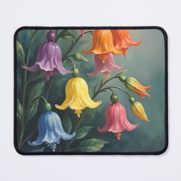 Item preview, Multicolor Bell-Shaped Flowers designed and sold by Ciervo Primavera.