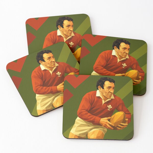 Item preview, Gareth Edwards Wales Rugby Icon Vector Art designed and sold by kakarikihill.