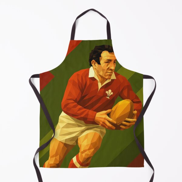 Item preview, Gareth Edwards Wales Rugby Icon Vector Art designed and sold by kakarikihill.