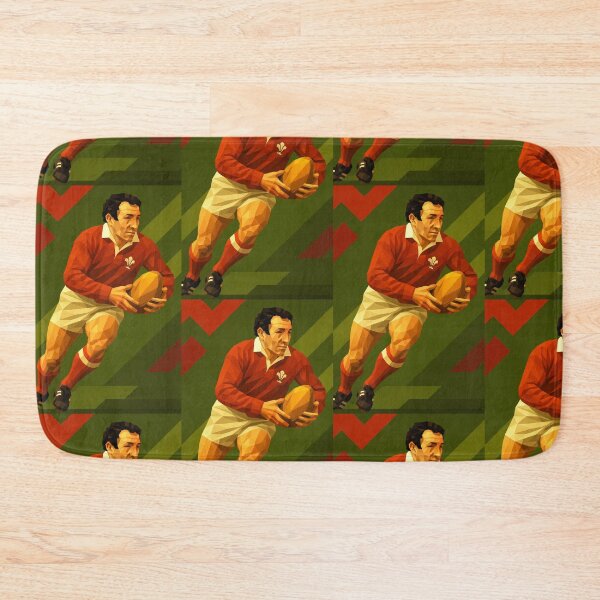Item preview, Gareth Edwards Wales Rugby Icon Vector Art designed and sold by kakarikihill.