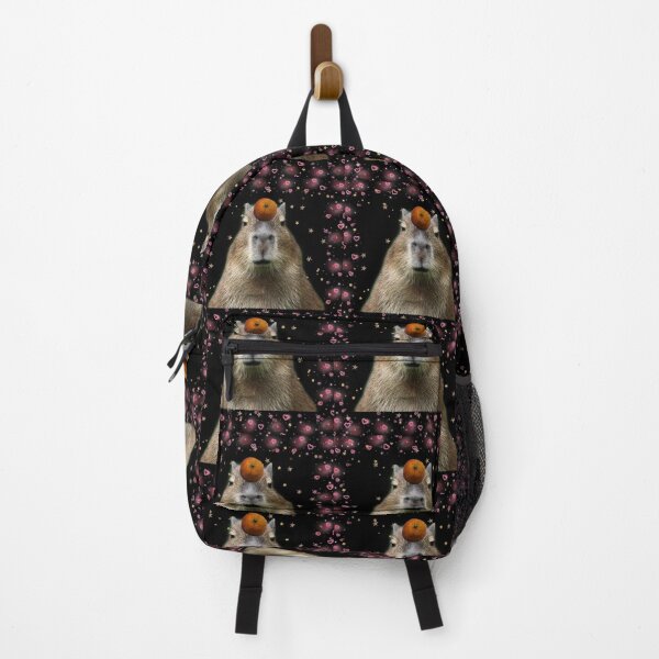 Item preview, Capybara with a tangerine on its head designed and sold by nicolmm.