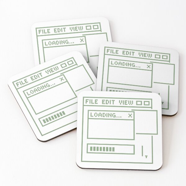 Item preview, Retro Computer Loading Screen - Vintage 80s Green Terminal Gaming Nostalgia designed and sold by CreativeVisionsHub.