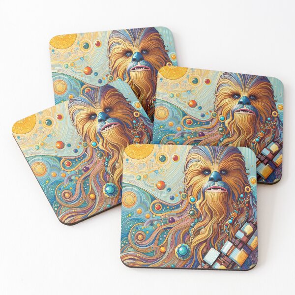 Item preview, Ornamental Chewbacca Galactic Guardian — Ancestral Cosmic Warrior Portrait designed and sold by  Ojo de Lilith.