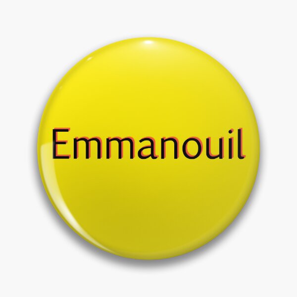 Item preview, Emmanouil - rare names nametag designed and sold by eveyting.