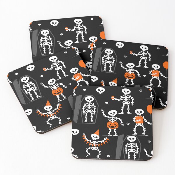 Item preview, halloween birthday party skeleton coffin skull designed and sold by Gossip Rag.