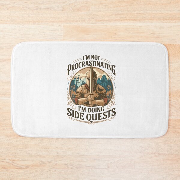 Item preview, I'm Not Procrastinating Funny Side Quests Gamer designed and sold by EanayarDesigns.