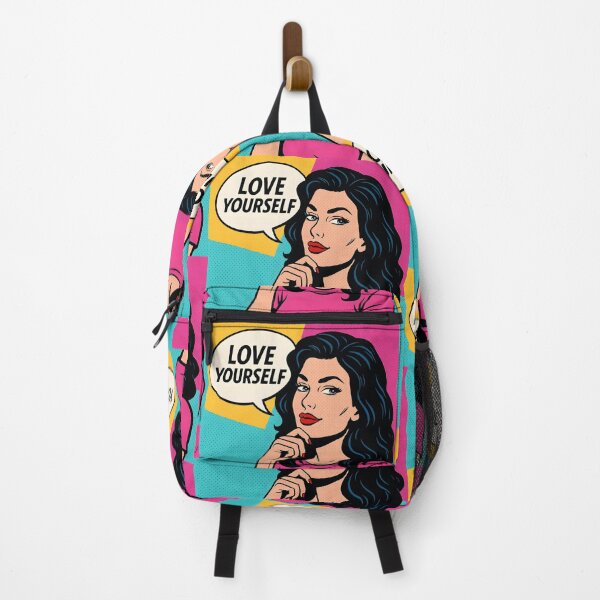 Item preview, Love Yourself – Retro Pop Art Self-Worth Statement designed and sold by Quiet Power Co..