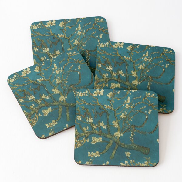 Item preview, Almond Blossom on Teal Background designed and sold by SassyArtistry.