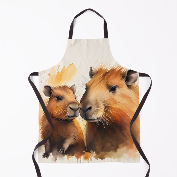Item preview, Baby and Mama Capybaras designed and sold by Glimmersmith.
