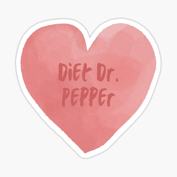 Item preview, Dieta Dr. Pepper Corazón designed and sold by rye25.