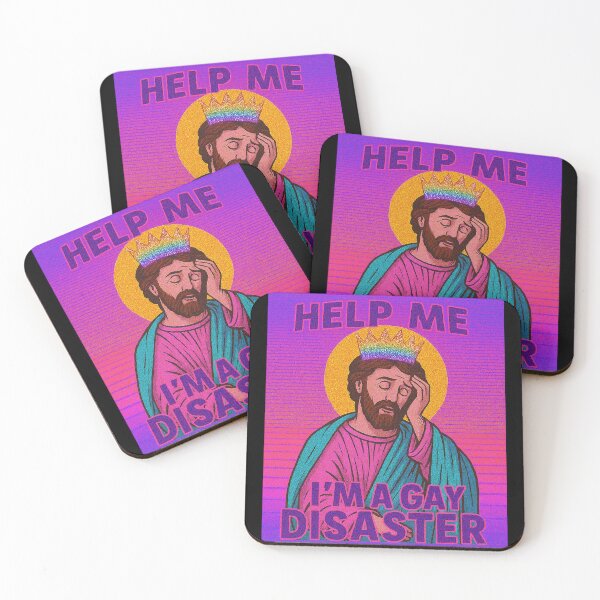 Item preview, Help me I'm a gay disaster designed and sold by AldersGrove.
