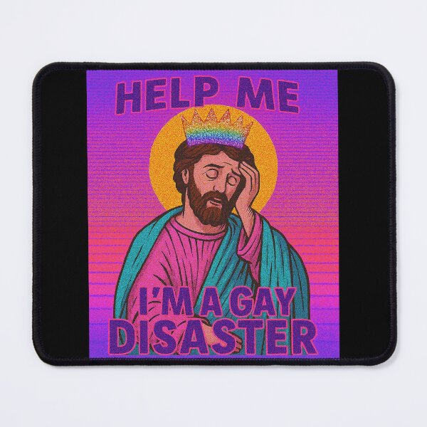 Item preview, Help me I'm a gay disaster designed and sold by AldersGrove.