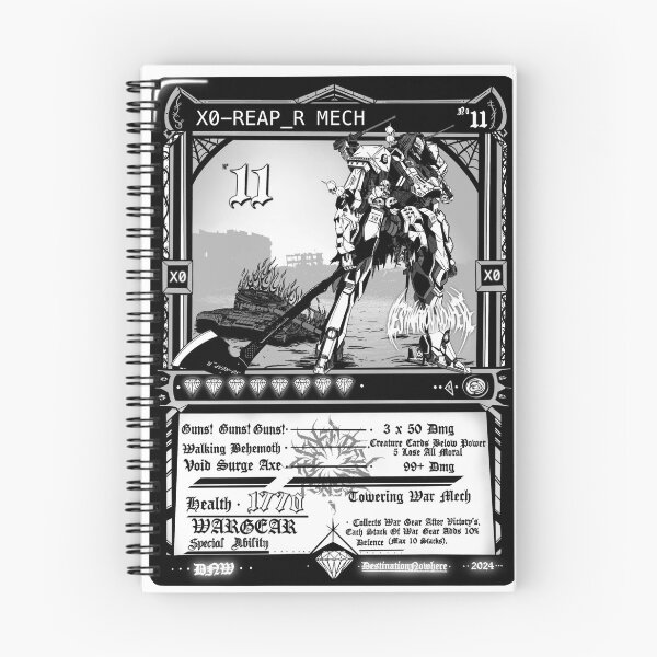 Item preview, X0-REAP_R MECH (DNW Trading Card) designed and sold by Destination  Nowhere.