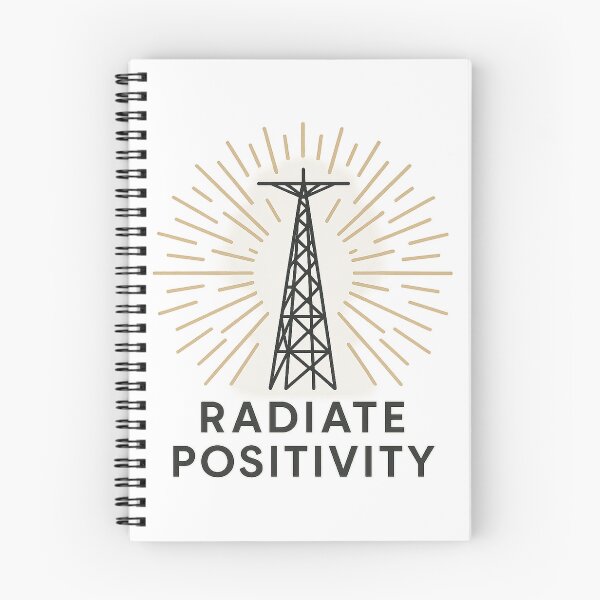 Item preview, Ham Radio Amateur Radio Radiate Positivity Attitude Gift for Him  designed and sold by Parks2See.