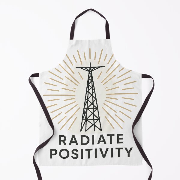 Item preview, Ham Radio Amateur Radio Radiate Positivity Attitude Gift for Him  designed and sold by Parks2See.