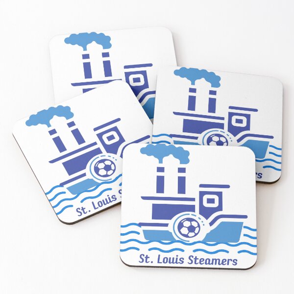 Artikelvorschau, St. Louis Steamers (St. Louis City, SC) – Retro-inspiriertes Design entworfen und verkauft von Niche Fandoms R Us.