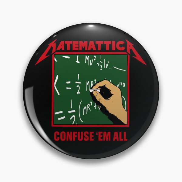 Item preview, Matemattica cunfuse 'em all metalhead meme designed and sold by moosesclub.