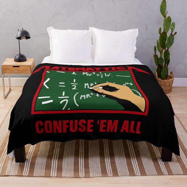 Item preview, Matemattica cunfuse 'em all metalhead meme designed and sold by moosesclub.