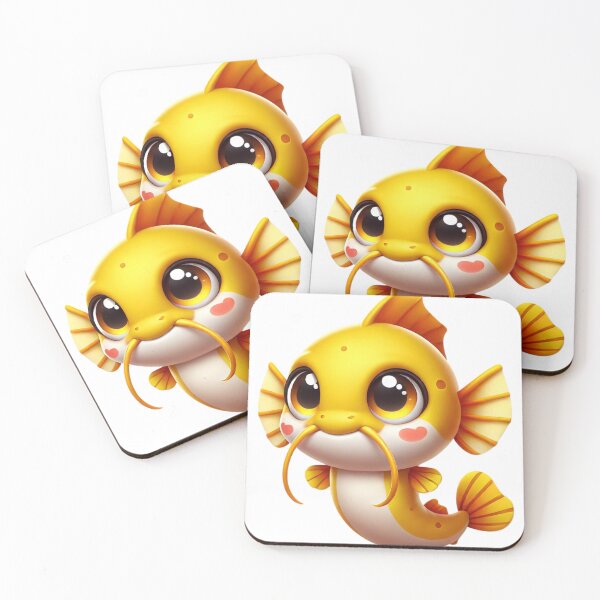 Item preview, Adorable Yellow Bullhead Catfish designed and sold by Sillytoe.