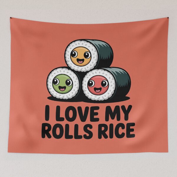 Item preview, I Love My Rolls Rice designed and sold by telesdearts.
