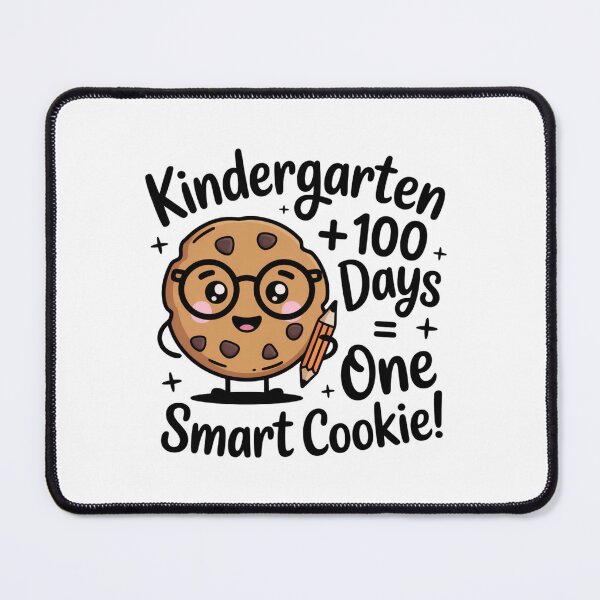 Item preview, Kindergarten 100 Days of School – One Smart Cookie Teacher Student T‑Shirt designed and sold by podlook.