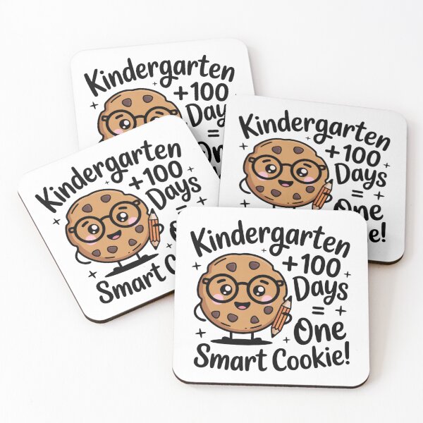 Item preview, Kindergarten 100 Days of School – One Smart Cookie Teacher Student T‑Shirt designed and sold by podlook.