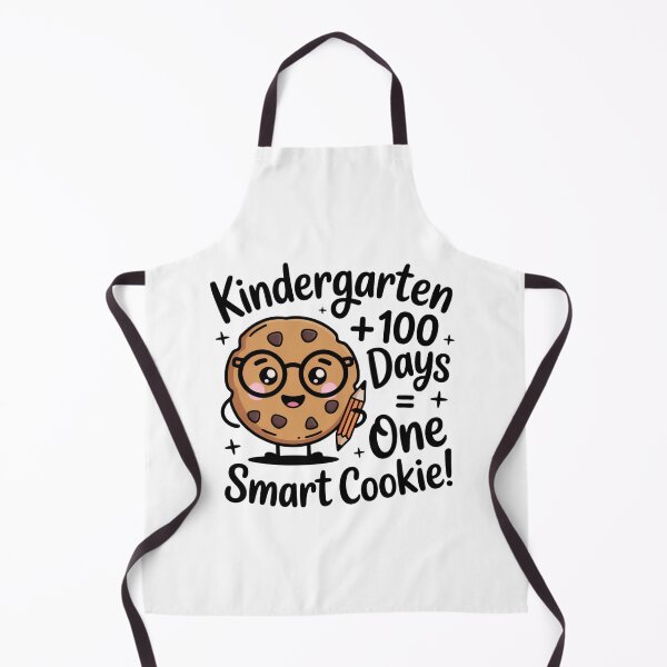 Item preview, Kindergarten 100 Days of School – One Smart Cookie Teacher Student T‑Shirt designed and sold by podlook.