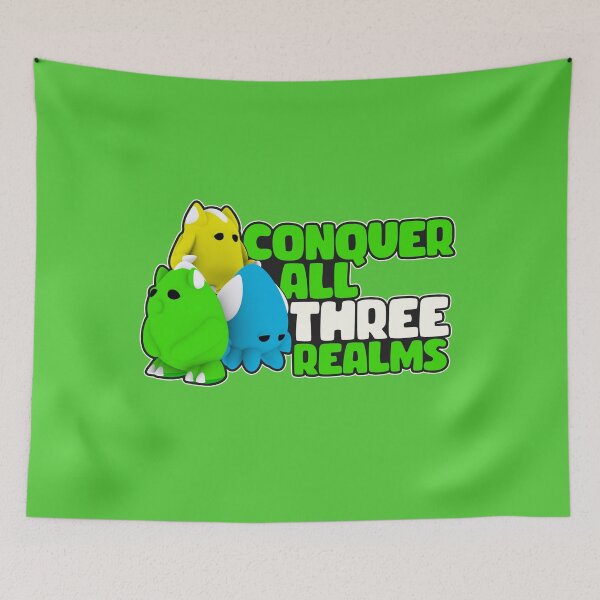 Item preview, Conquer All Three Realms designed and sold by DrunkYeti.