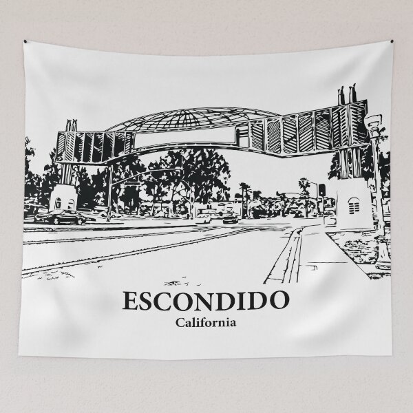 Item preview, Escondido - California designed and sold by Lakeric Cityscapes.
