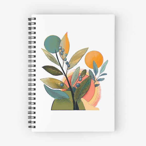 Item preview, Abstract Botanical Leaf & Berry Aart designed and sold by Monica Dix.
