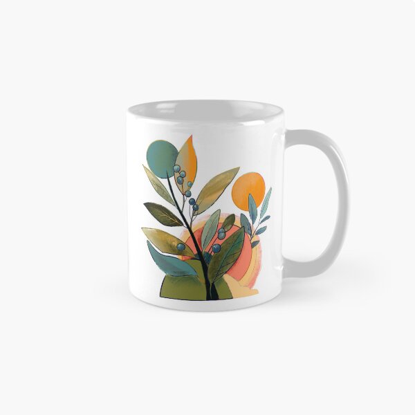 Item preview, Abstract Botanical Leaf & Berry Aart designed and sold by Monica Dix.