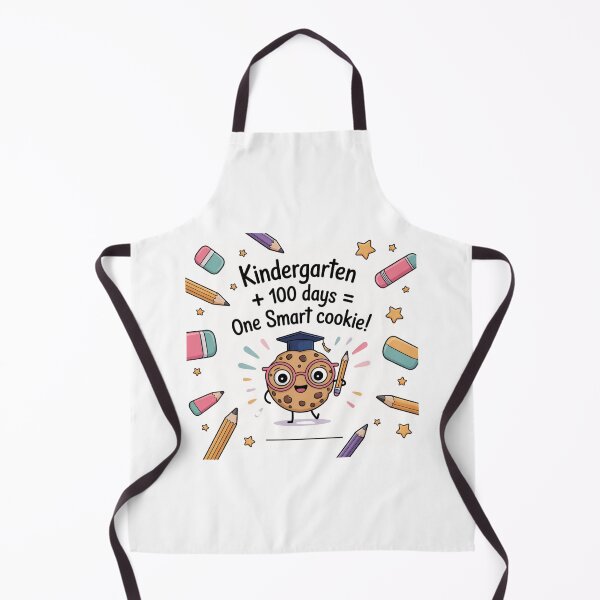 Item preview, Kindergarten 100 Days of School – One Smart Cookie Teacher Student T‑Shirt designed and sold by podlook.