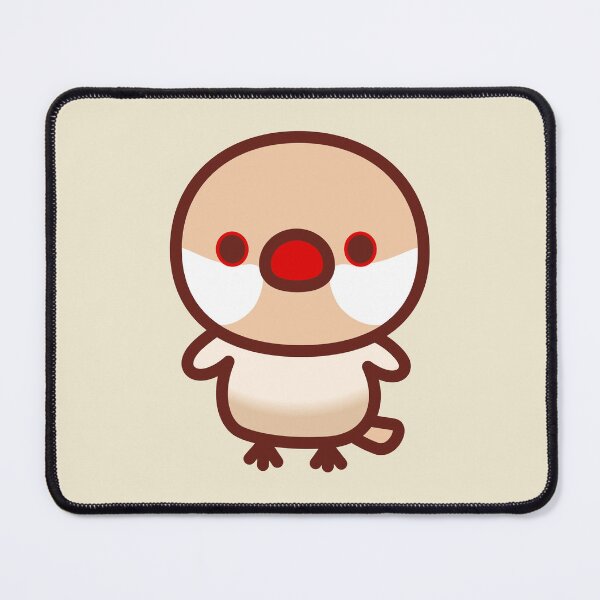 Item preview, Java sparrow / cream  designed and sold by INKOYADO.